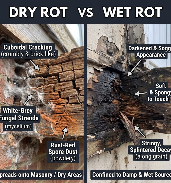 Dry Rot vs. Wet Rot: What Is the Difference