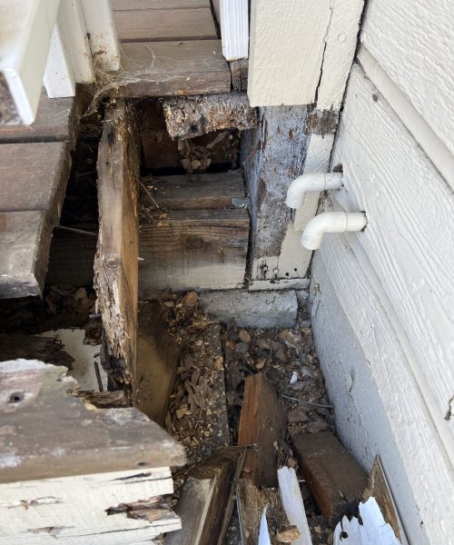Front Porch Damage